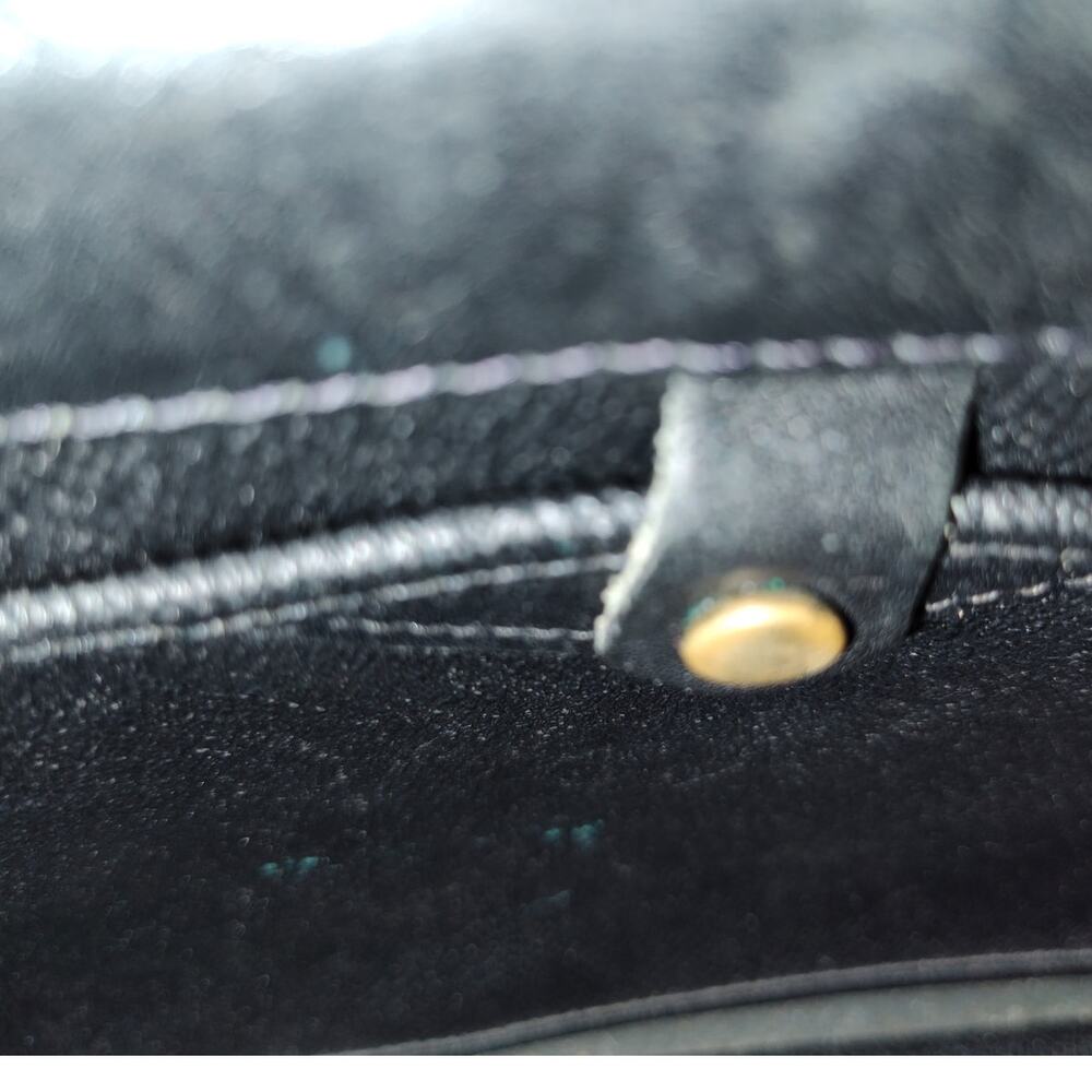 Dooney & Bourke Doctors Satchel Black Pebbled AWL Leather Satchel Handbag Purse - Picture 6 of 11